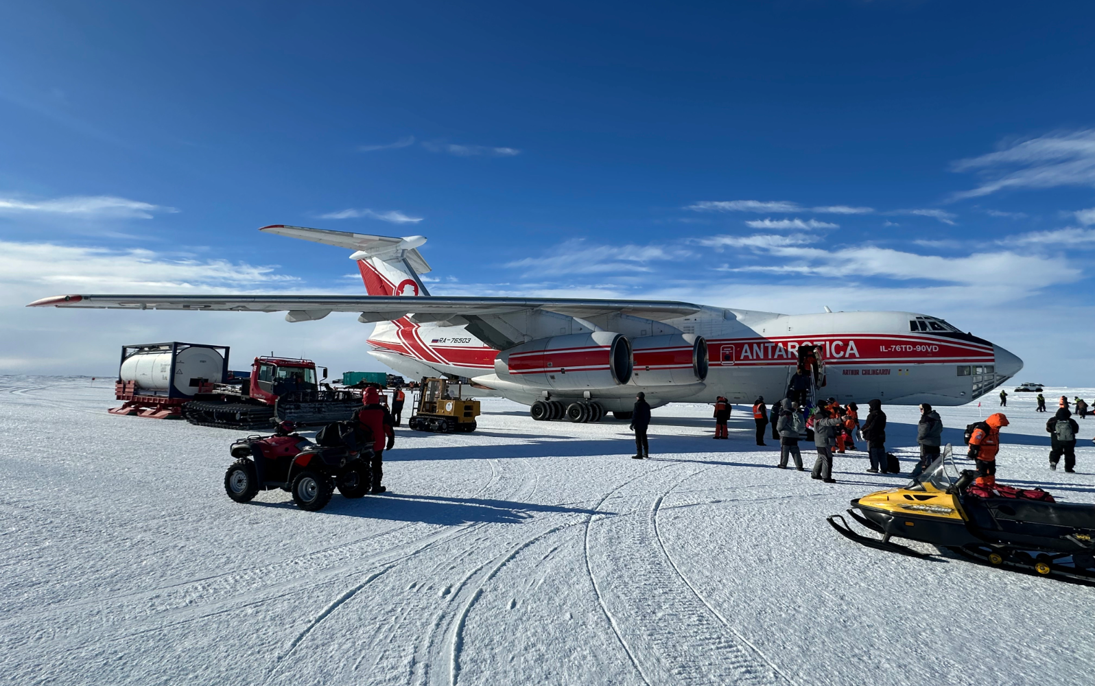 Arrival on the Antarctic Continent
