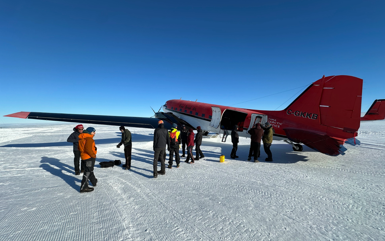 DC3 Takes Off for Princess Elisabeth Antarctica Station