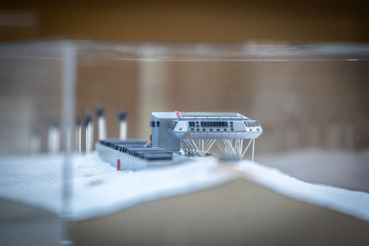 Scale Model of Princess Elisabeth Antarctica 