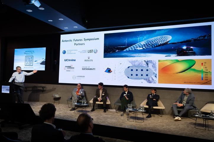 Philippe Samyn presents at the Antarctic Futures Symposium