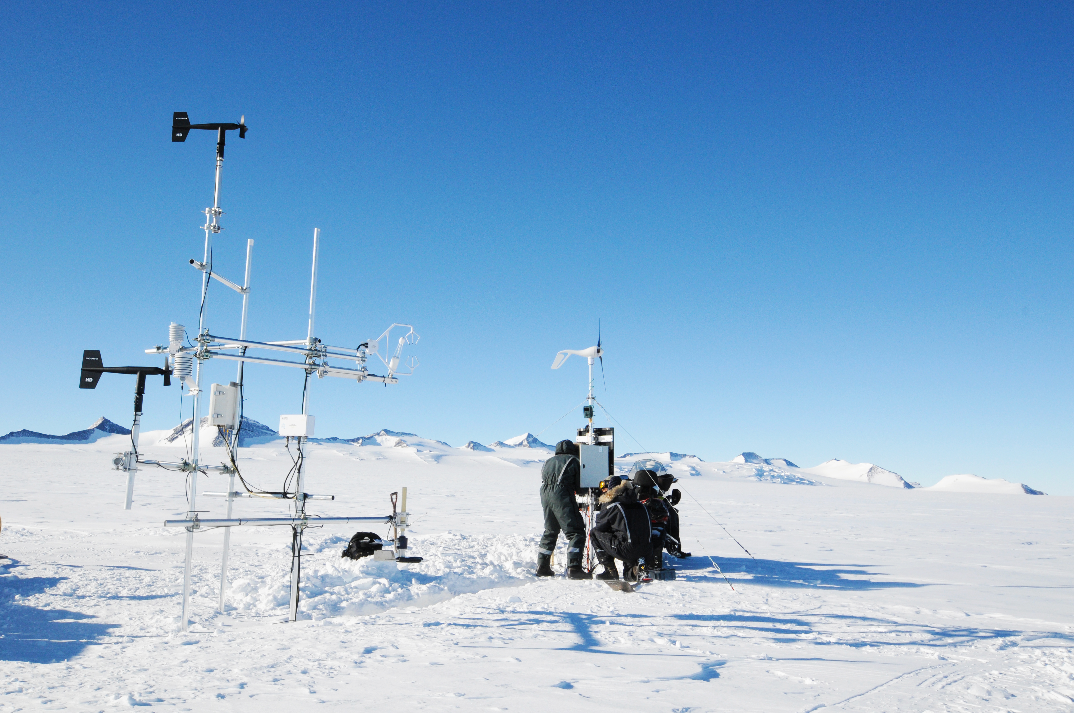 Installing remote sensing stations for the Clouds to Ground project