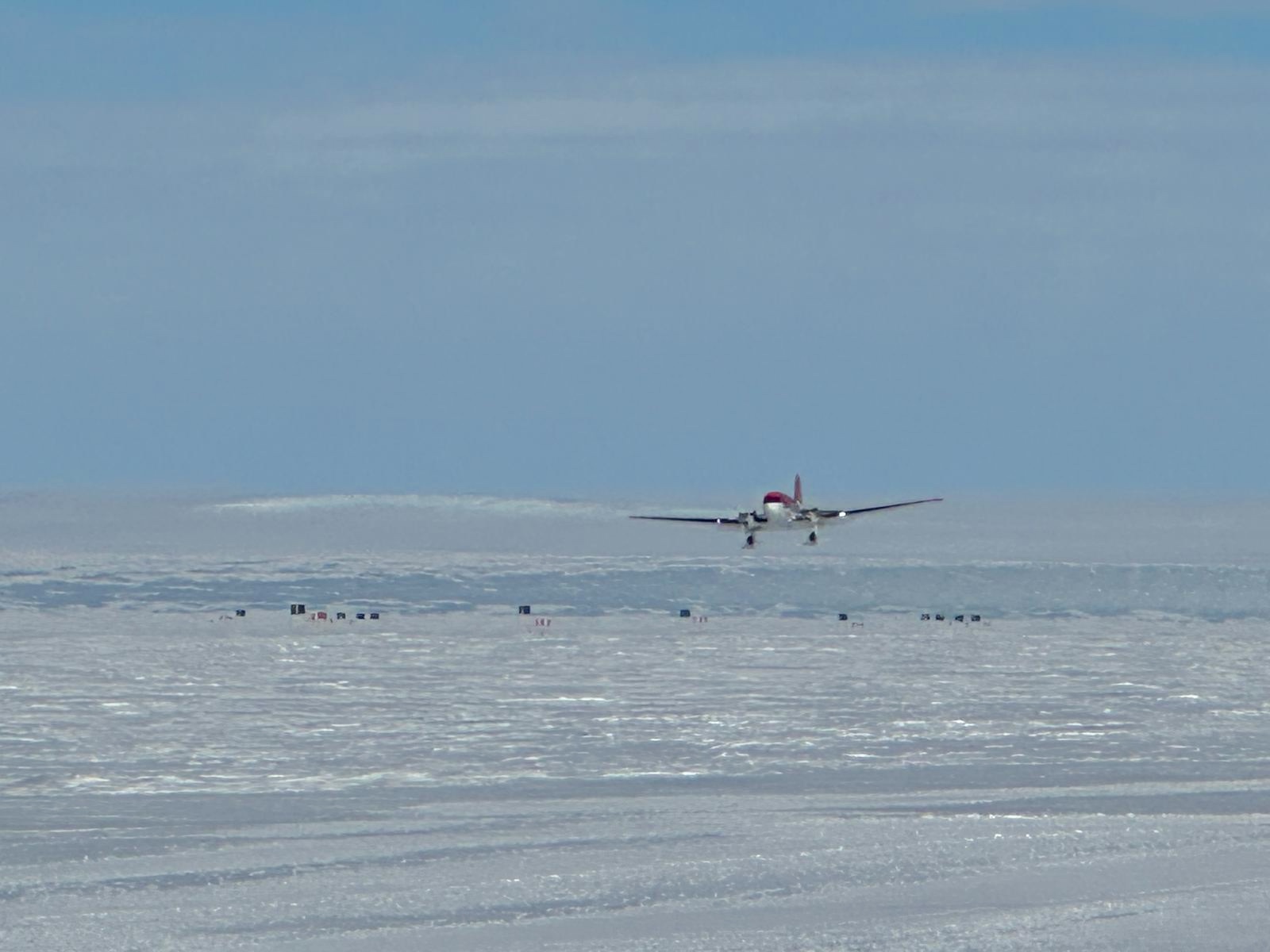 DC-3 Landing at PEA Airstrip