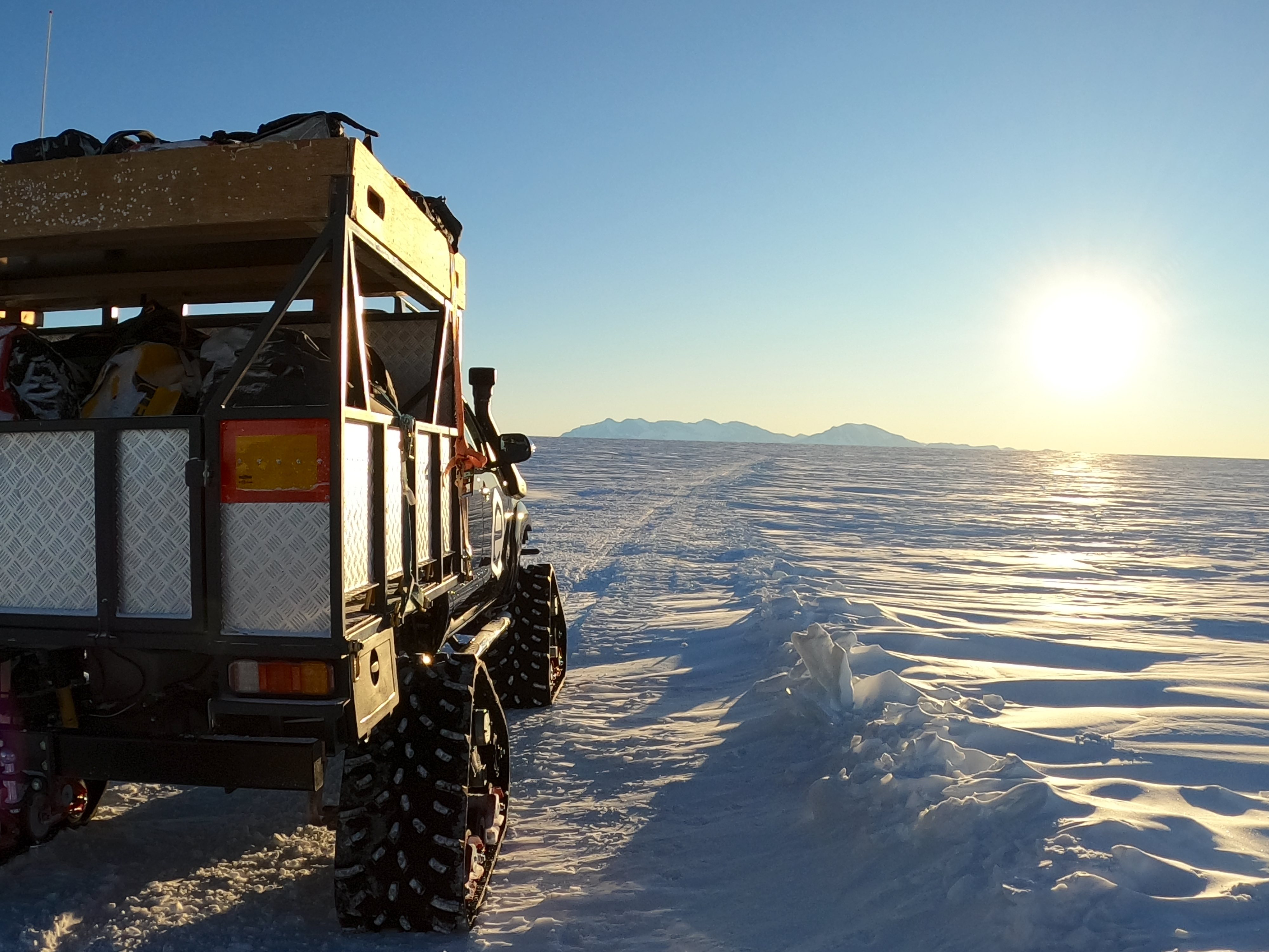 Amazing landscapes on traverse