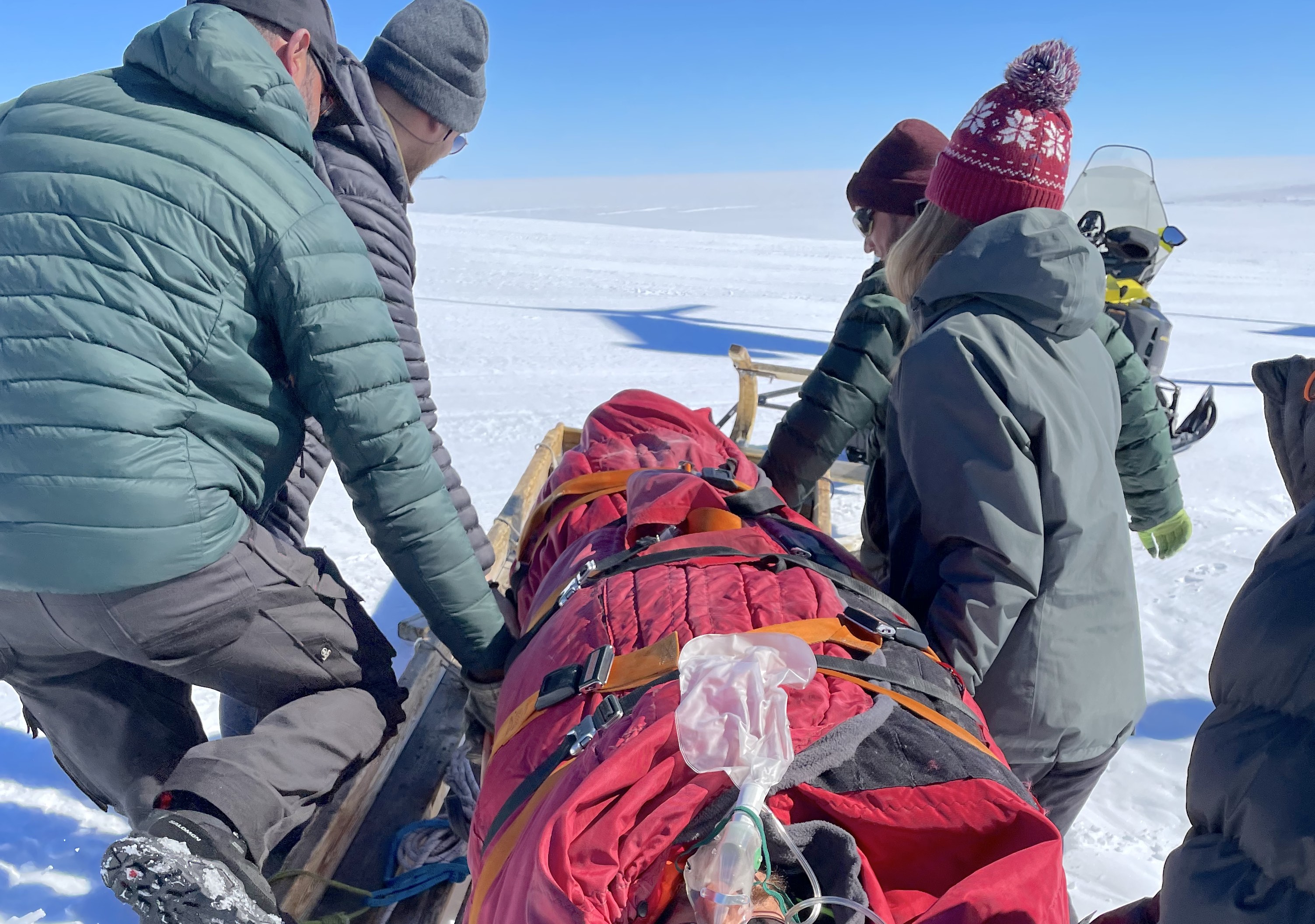 Practicing Rescuing Inured Colleagues while in the Field
