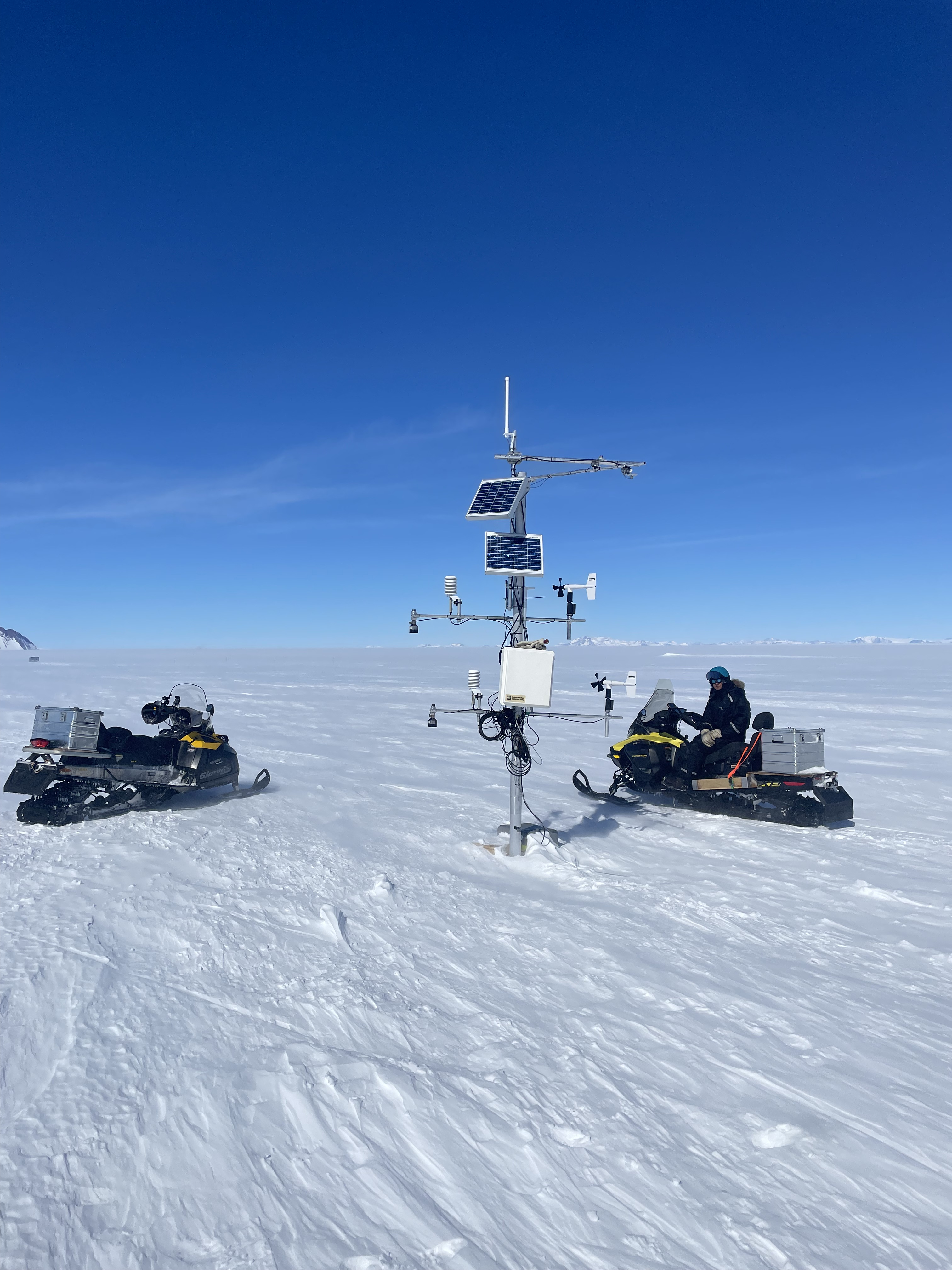 Checking in on automatic weather station