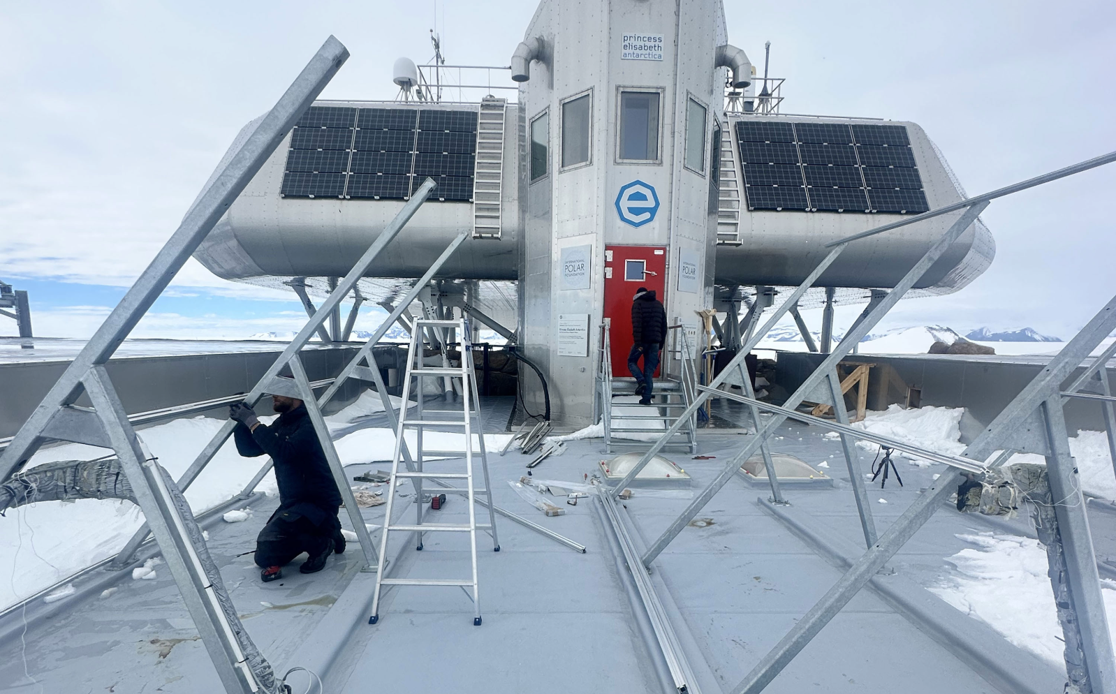 Removing the Old Solar Panels