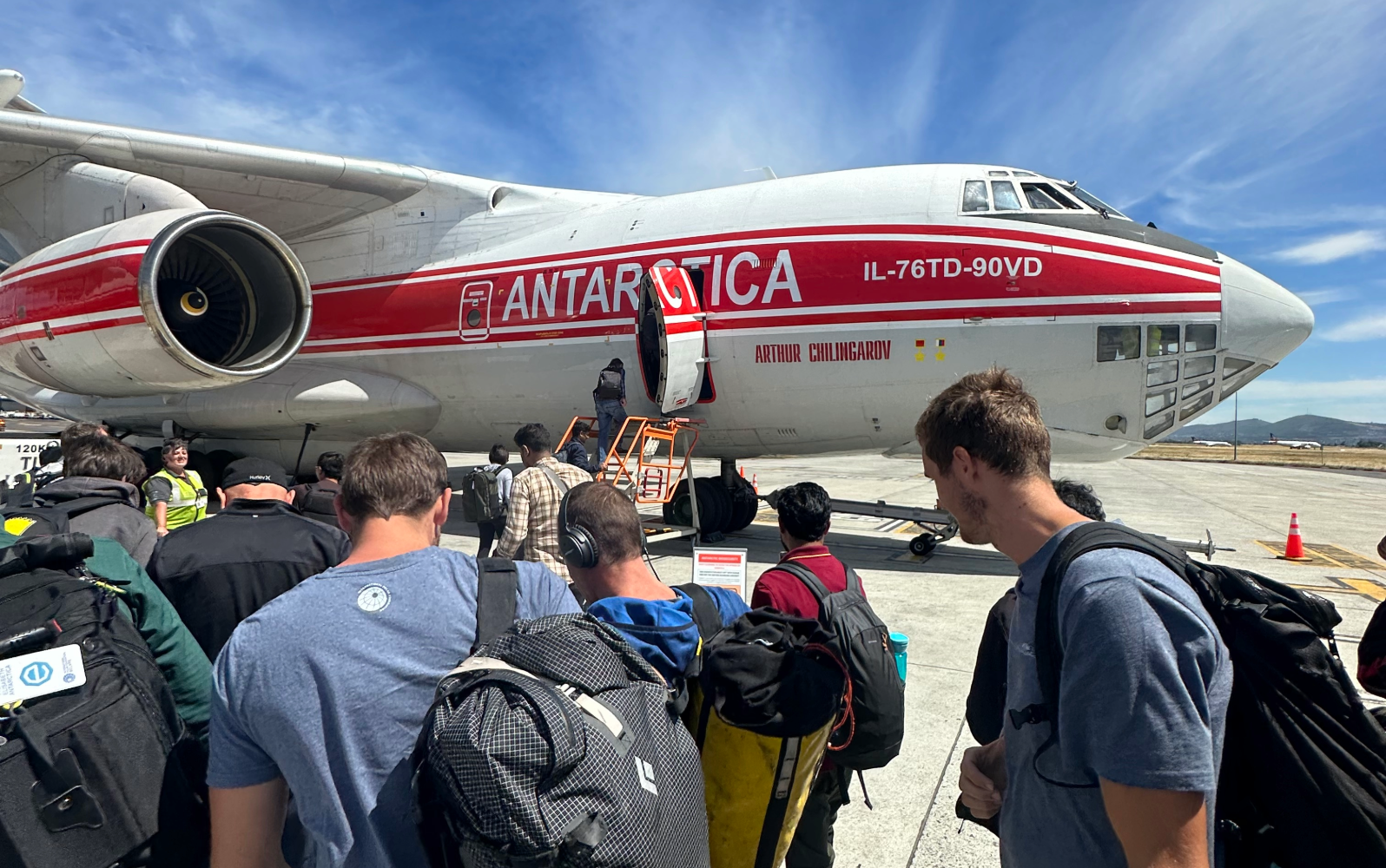 Take off for Antartica!
