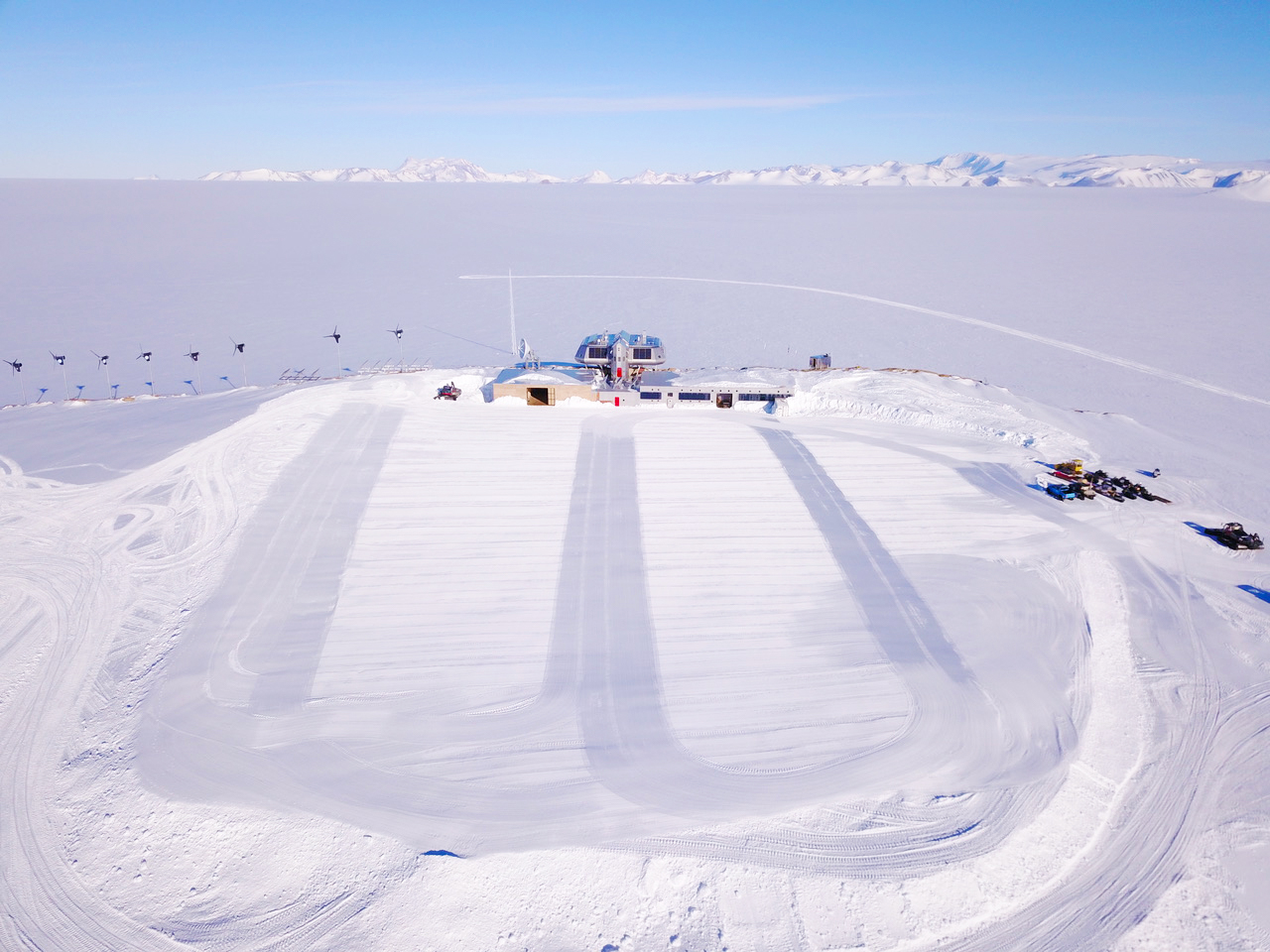 Princess Elisabeth cleared of snow