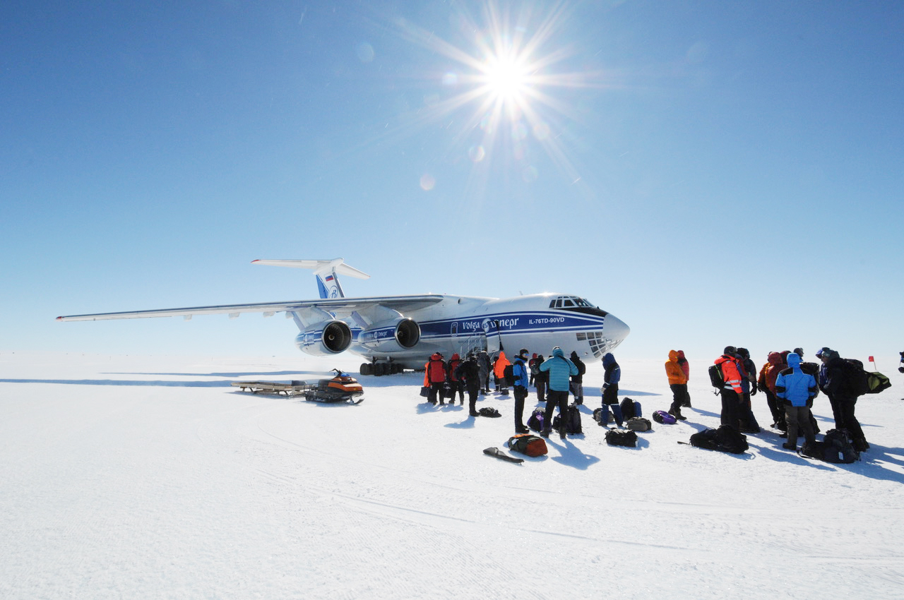 Arriving in Antarctica at Novo Station before heading to the Princess Elisabeth