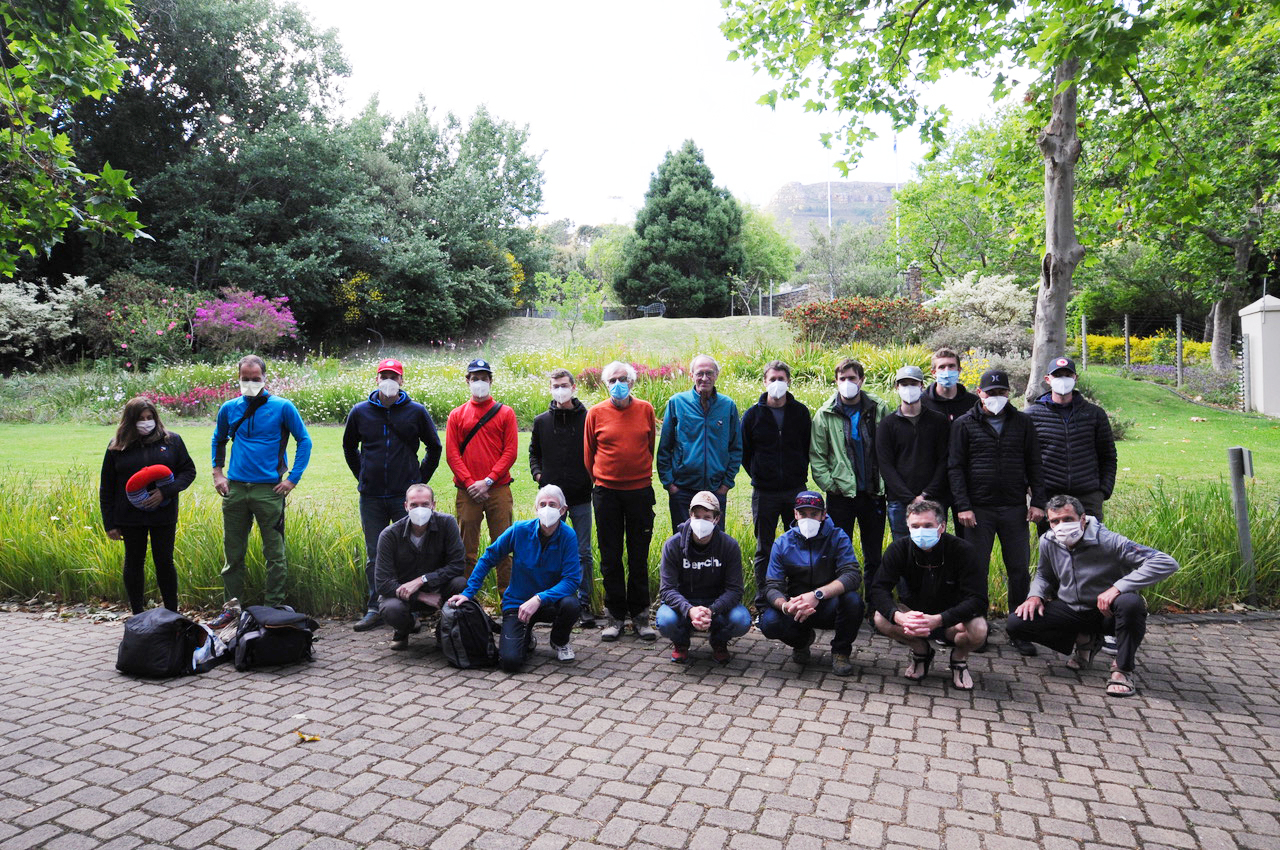 BELARE 2020-21 Team in Cape Town ready to leave