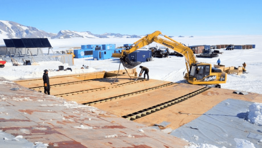 A New Garage for the Princess Elisabeth Antarctica