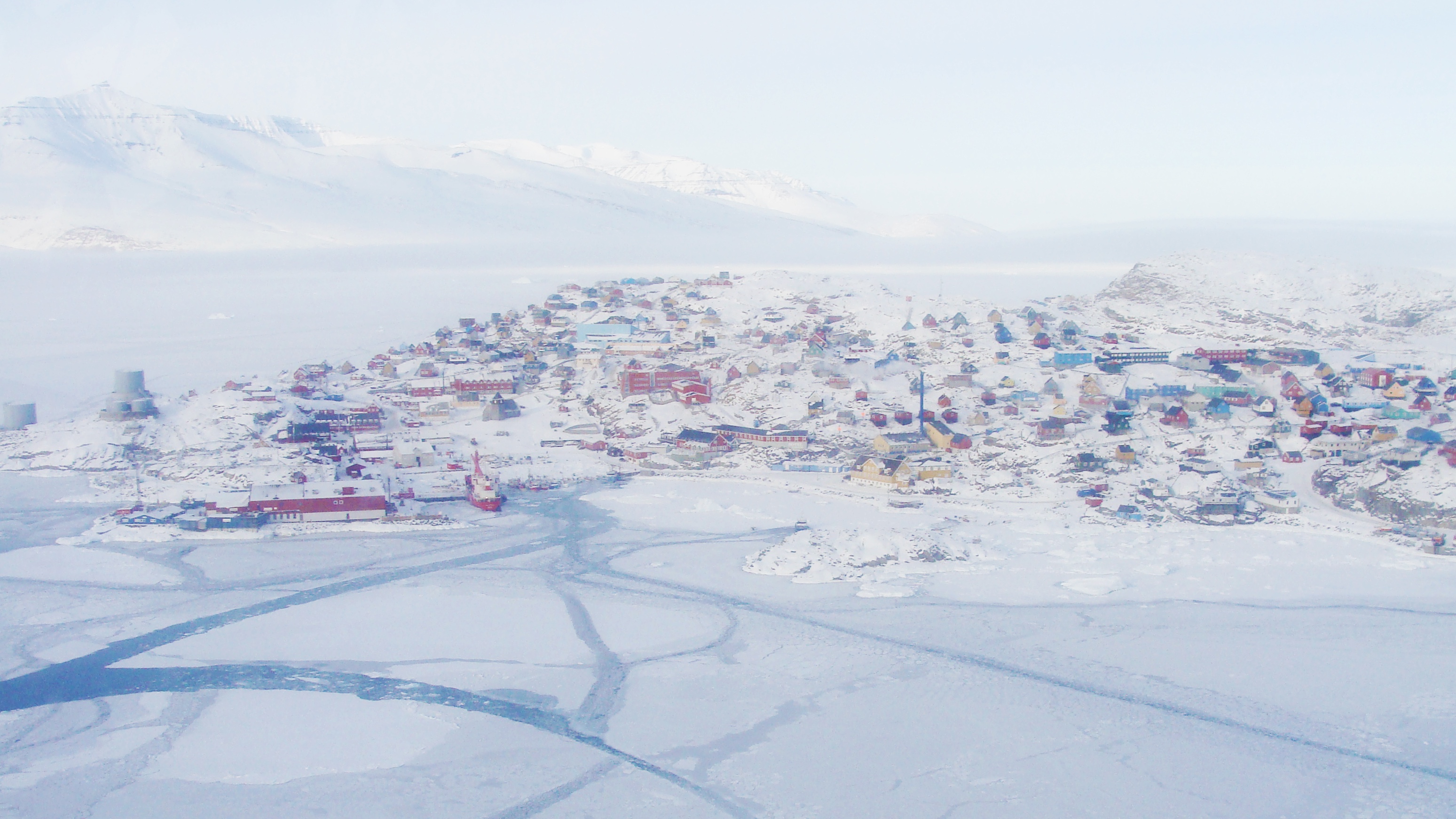 Aerial View of Greenland