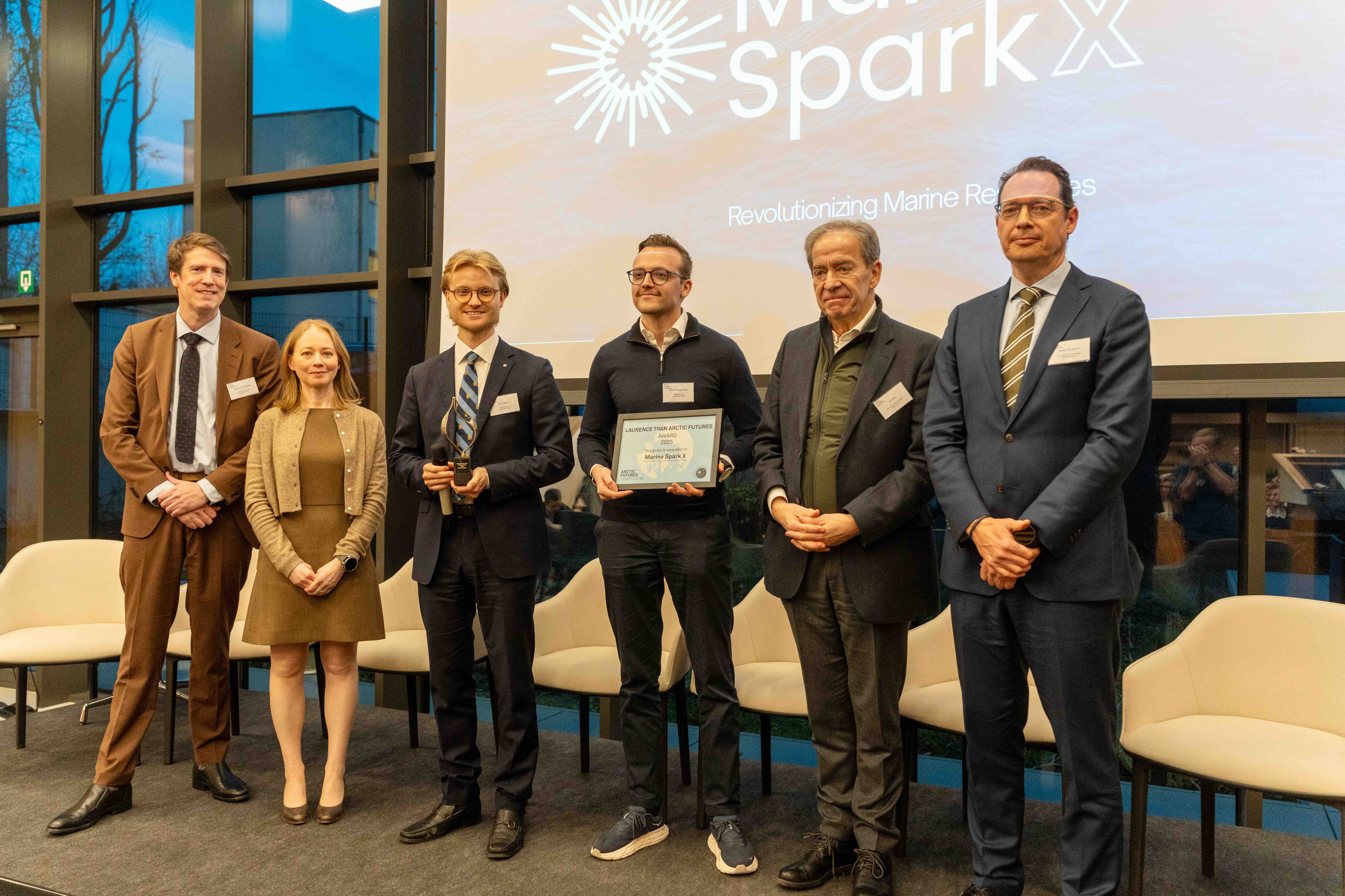 Marine Spark X receives the 2025 Laurence Trân Arctic Futures Award