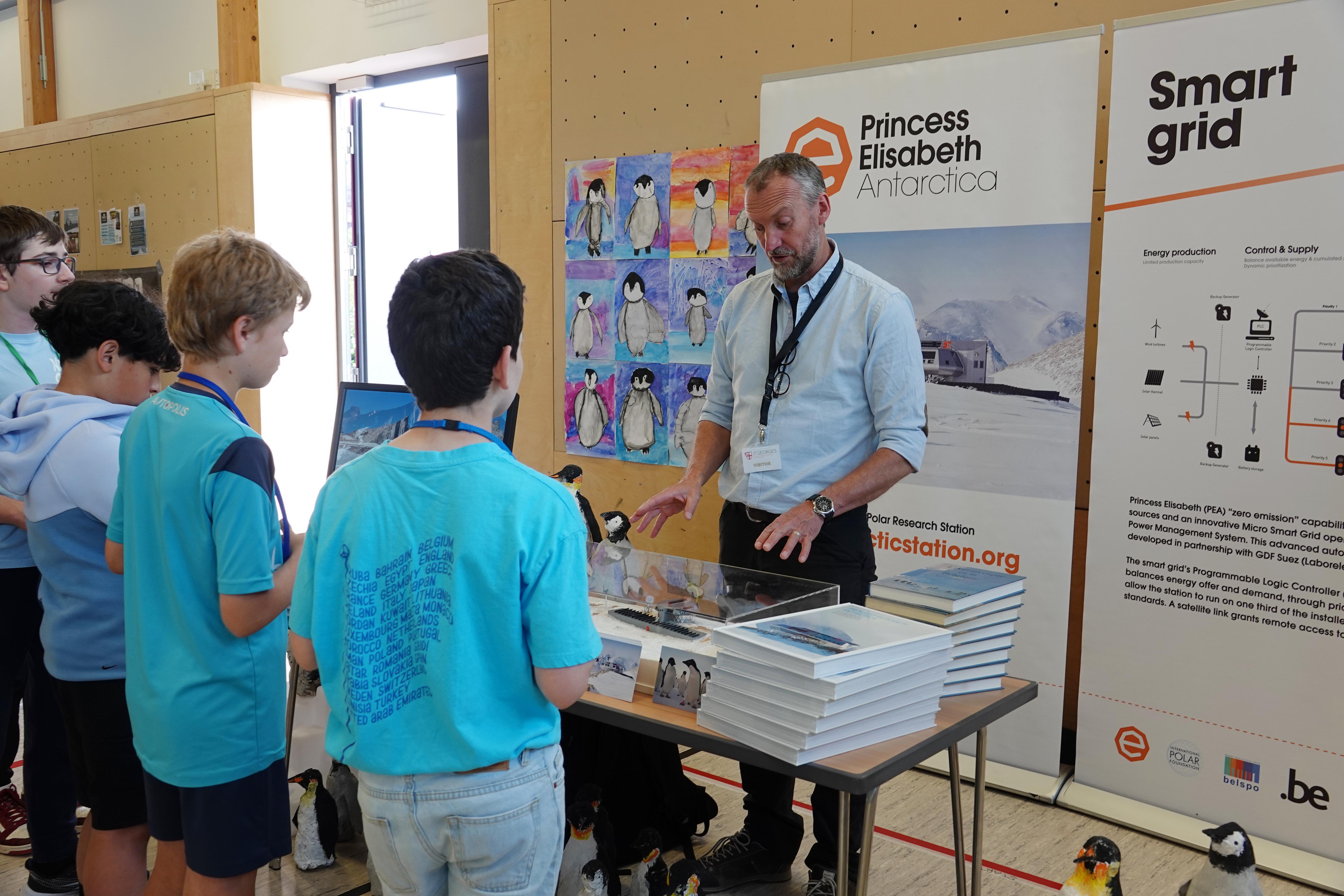 Henri Robert from IPF at the St George's International School's Ocean Symposium