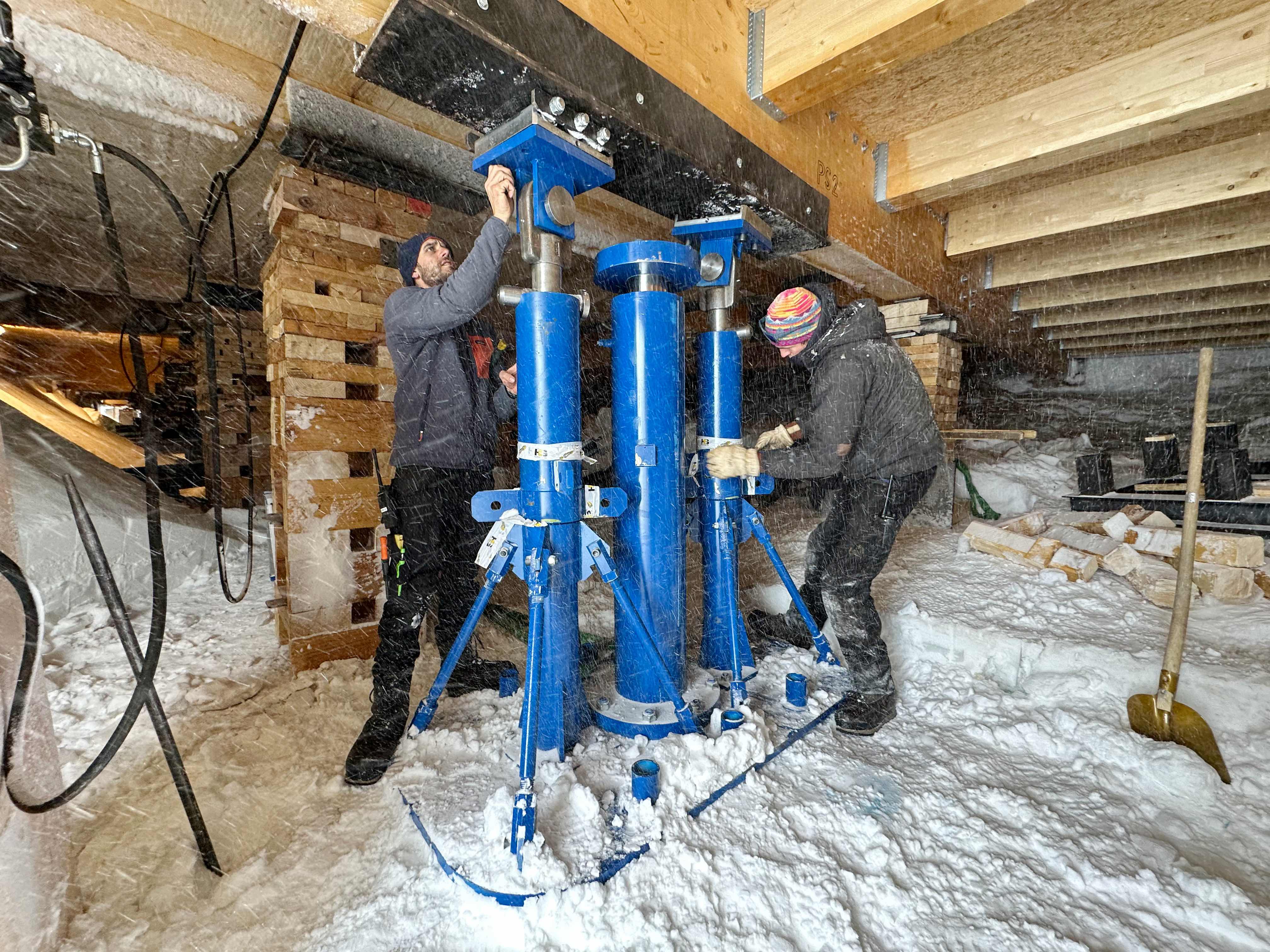 BEALRE team raising station