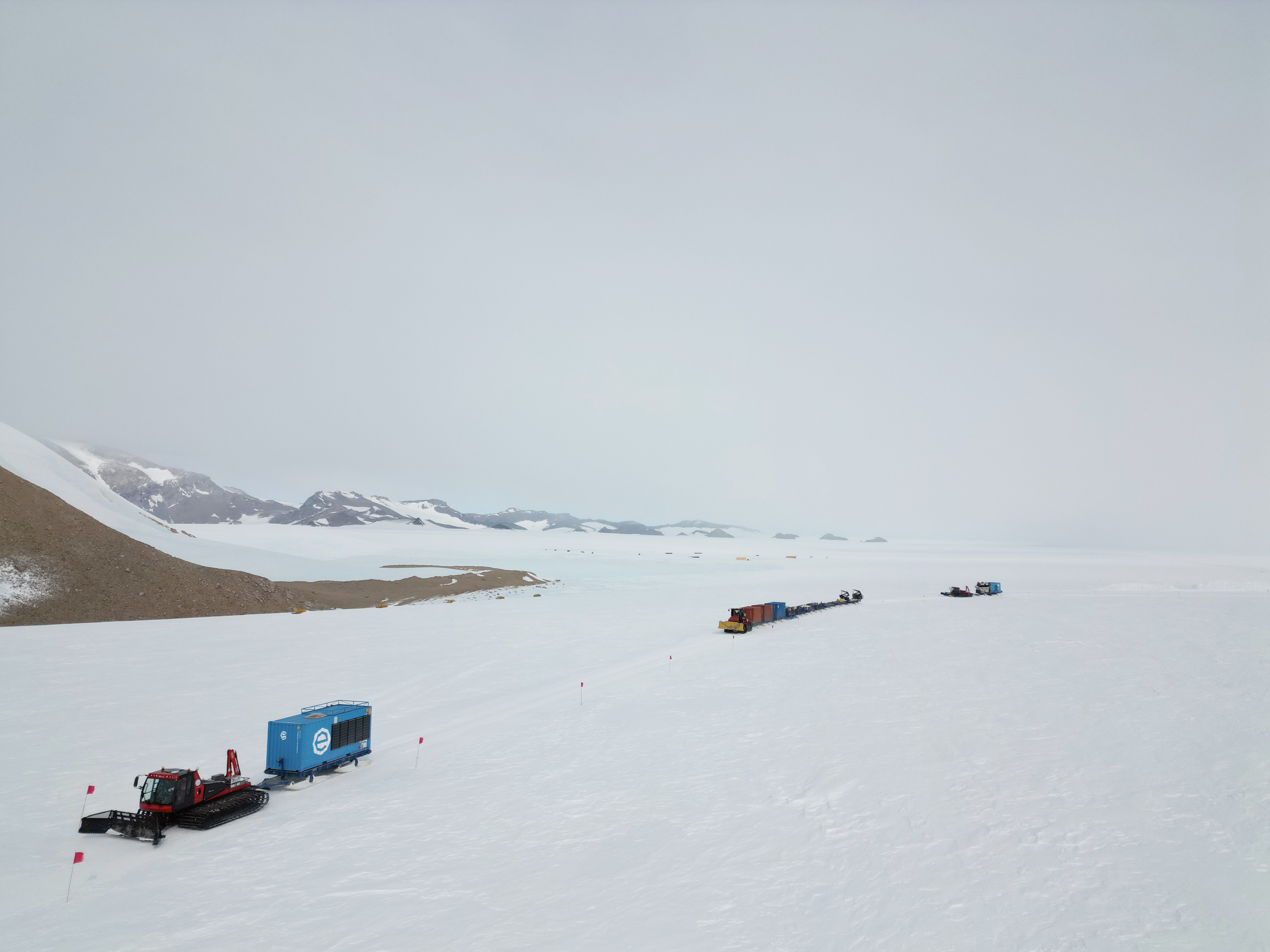 Alain, Tom, Tim, Johan and Jacques leaving for the coast to pick up cargo