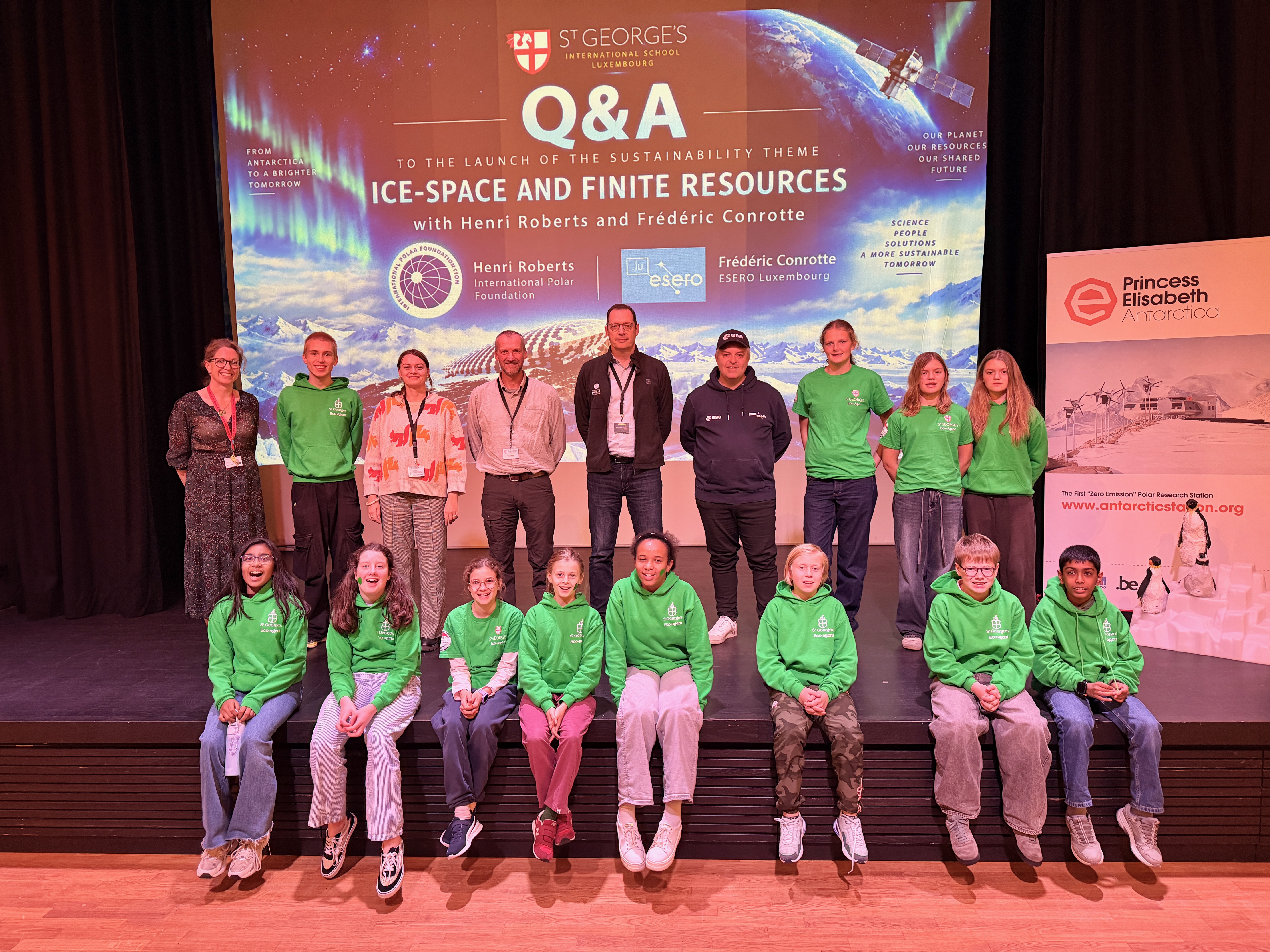 Visit to St George's School in Luxembourg