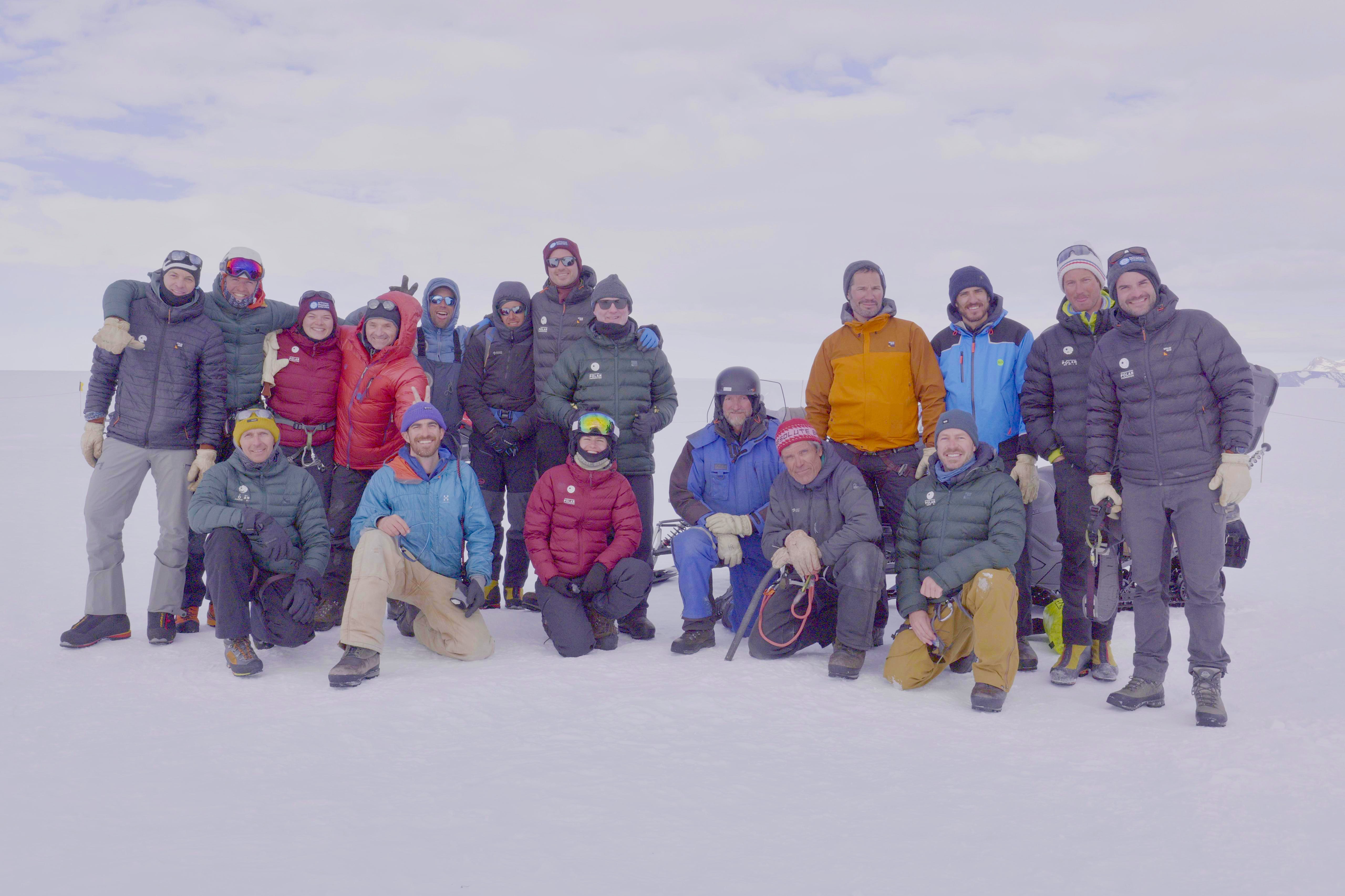 team crevasse training PEA dec 2025