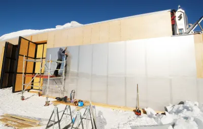 North annex PEA stainless steel panels