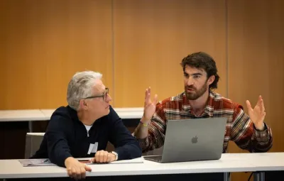 Dr. Thomas Stocker and Simon Steffen discuss