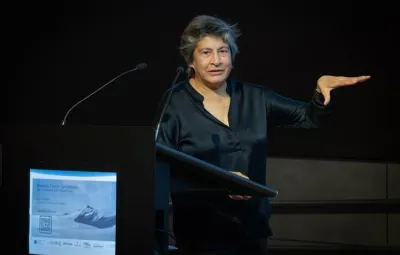 Gigi Speaking at the inaugural Antarctic Futures Symposium. 