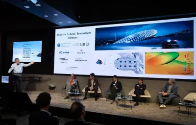 Philippe Samyn presents at the Antarctic Futures Symposium
