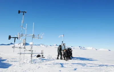 Installing remote sensing stations for the Clouds to Ground project