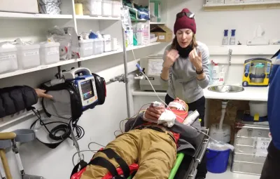 Doctor explaining treatment
