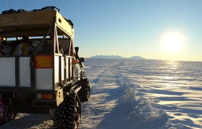 Amazing landscapes on traverse