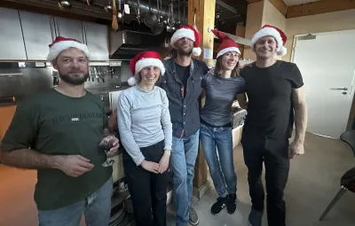 A Bit of Holiday Cheer at the Princess Elisabeth Antartica