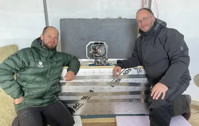 GEOMAG posing with instruments
