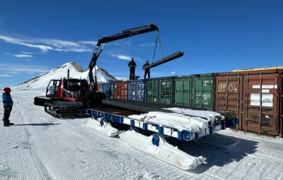 Unloading Heavy Materials