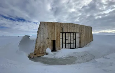 First Sight of the Hangar