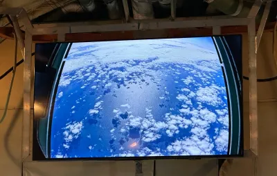 Looking down at Southern Ocean