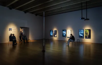 Part of contemporary section at MAS