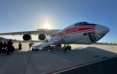 arrival in Cape Town