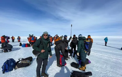 Arriving in Antarctica