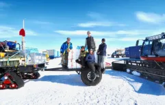 First Team of Scientists Arrives and Settles in