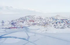 Aerial View of Greenland