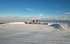 The Princess Elisabeth Antarctica a few days after opening for 2024-2025 BELARE campaign. 