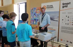 Henri Robert from IPF at the St George's International School's Ocean Symposium