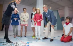 Princess Elisabeth and Prince Philippe Visit Antarctic Station Exhibition