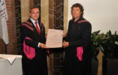 Alain Hubert Awarded an Honorary Doctorate