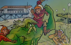 A Comic Strip Featuring the Princess Elisabeth Station