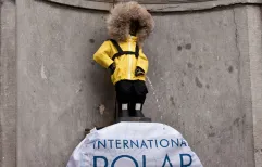 Brussels’ Manneken-Pis Becomes a Polar Explorer