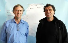 Sir Ranulph Fiennes visits the International Polar Foundation