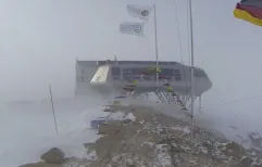 A stormy weekend at Princess Elisabeth