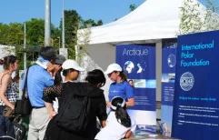 World Environment Day in Geneva: an IPF stand in front of the United Nations