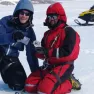 Steven Goderis from VUB and colleague find meteorites on Nansen Blue Ice Feilds