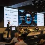 Jason Hatton from ESA presents during the Antarctic Futures Sympsoium
